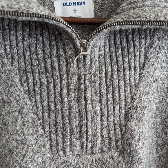 Old Navy Mock-Neck 1/4-Zip Sweater - Picture 3 of 4